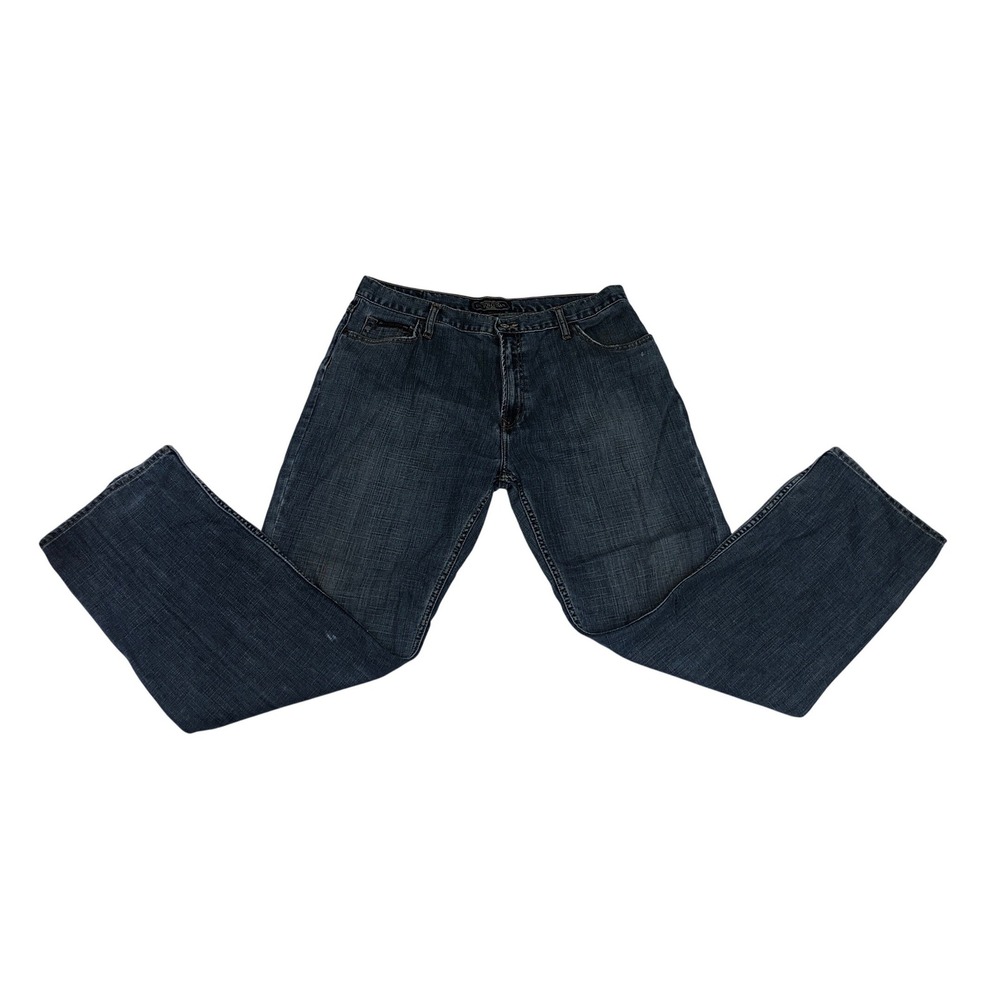 US Polo Assn‎ Mens Jeans W38 L32 Dark Wash Straight Leg Cotton Blue Denim Pants